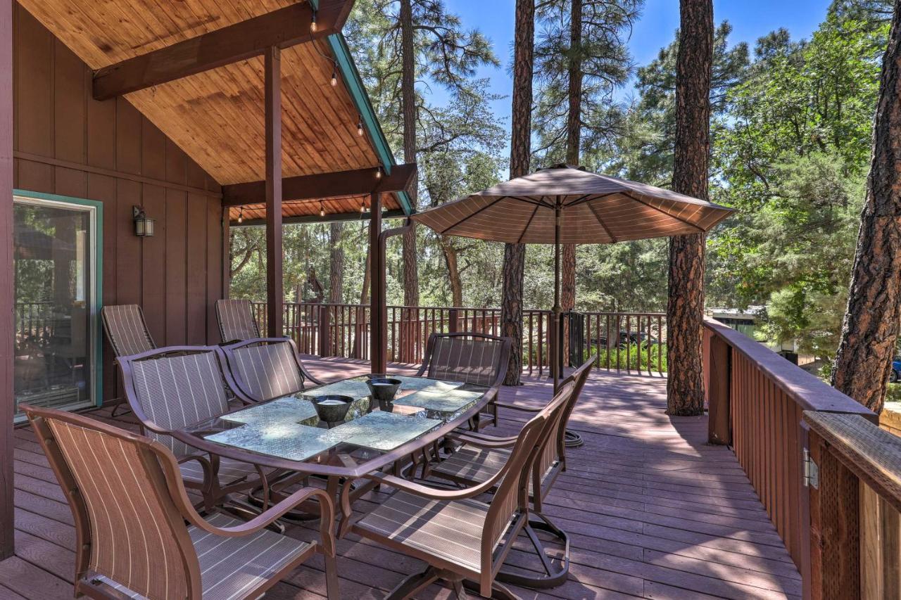 Rustic-Chic Prescott Cabin With Deck In Wooded Area! Eksteriør bilde