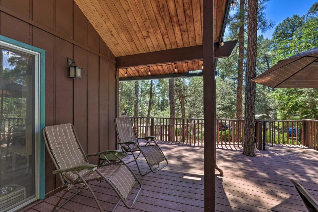 Rustic-Chic Prescott Cabin With Deck In Wooded Area! Eksteriør bilde