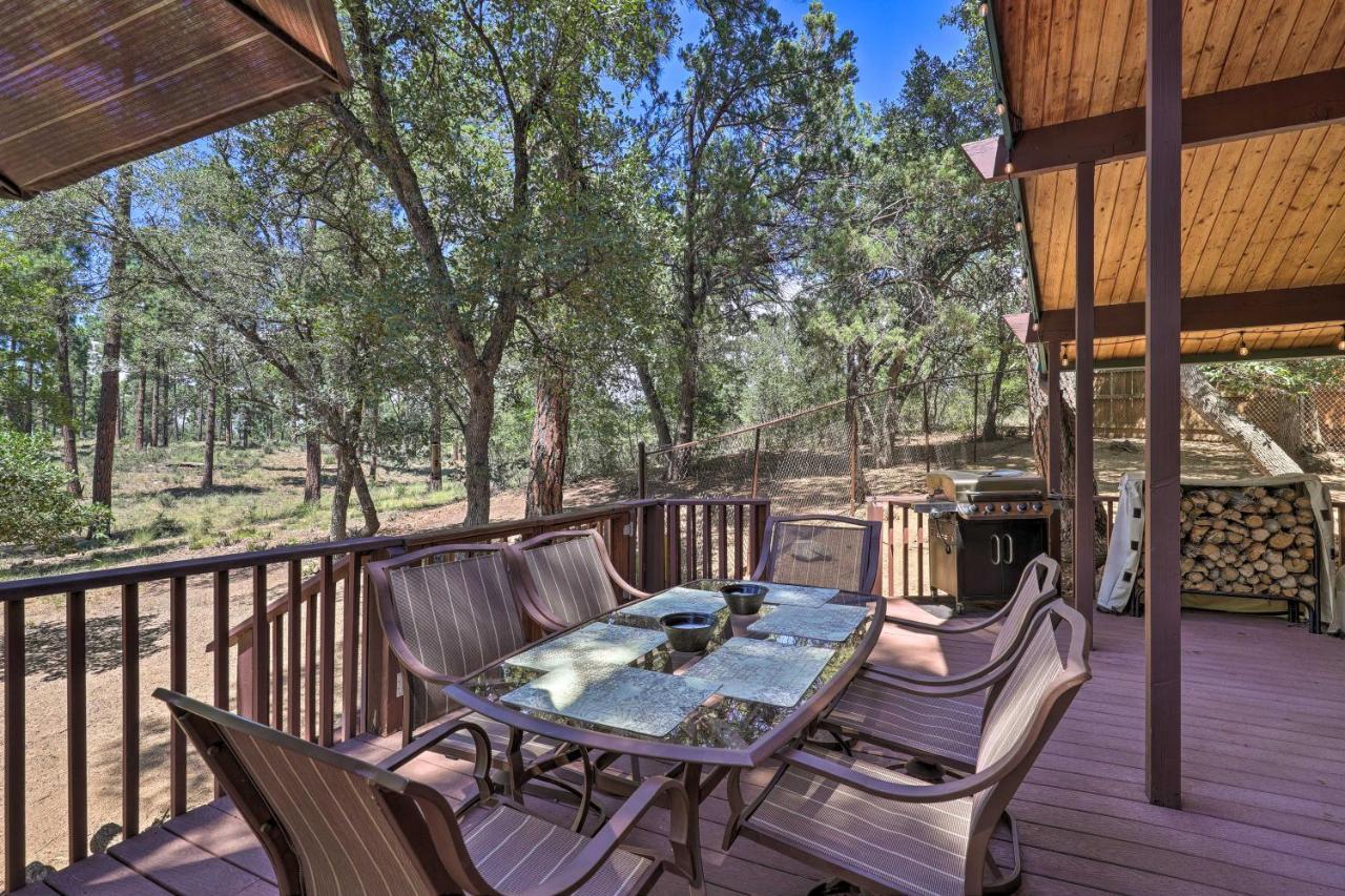 Rustic-Chic Prescott Cabin With Deck In Wooded Area! Eksteriør bilde