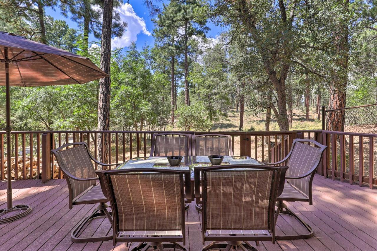 Rustic-Chic Prescott Cabin With Deck In Wooded Area! Eksteriør bilde