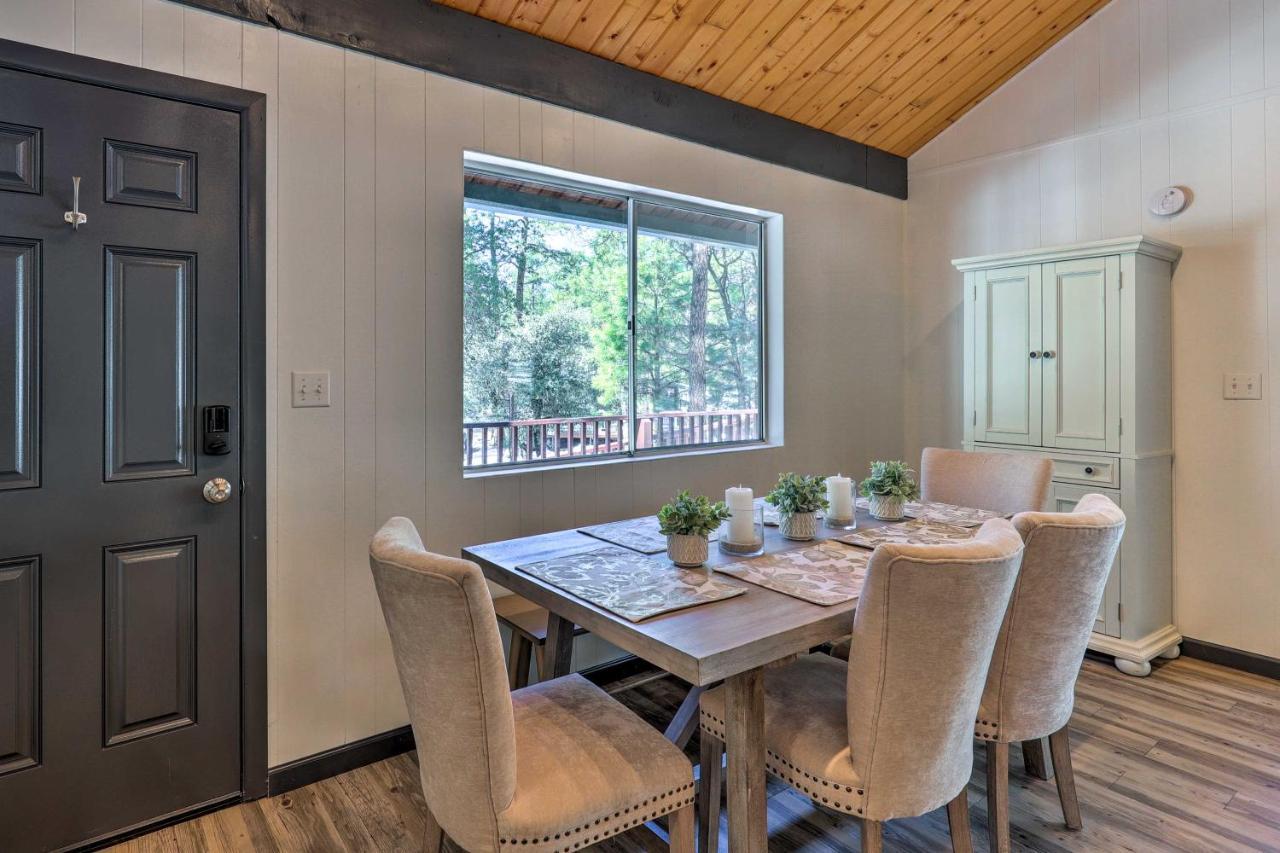 Rustic-Chic Prescott Cabin With Deck In Wooded Area! Eksteriør bilde
